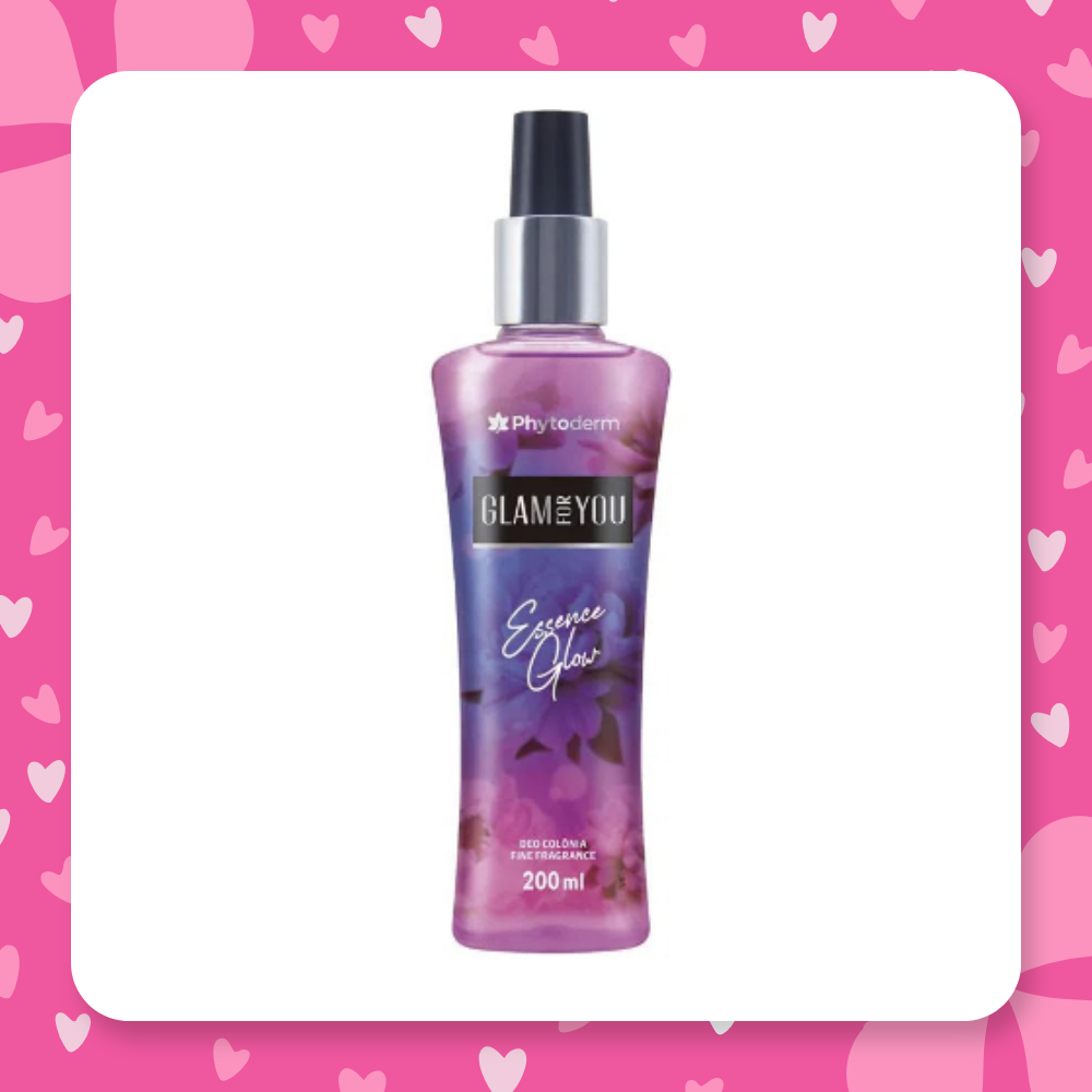 Deo Colônia Phytoderm Glam For You Essence Glow 200ml