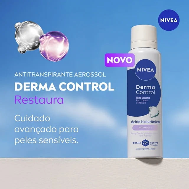 Desodorante Aerosol Nivea Derma Control Restaura 150ml