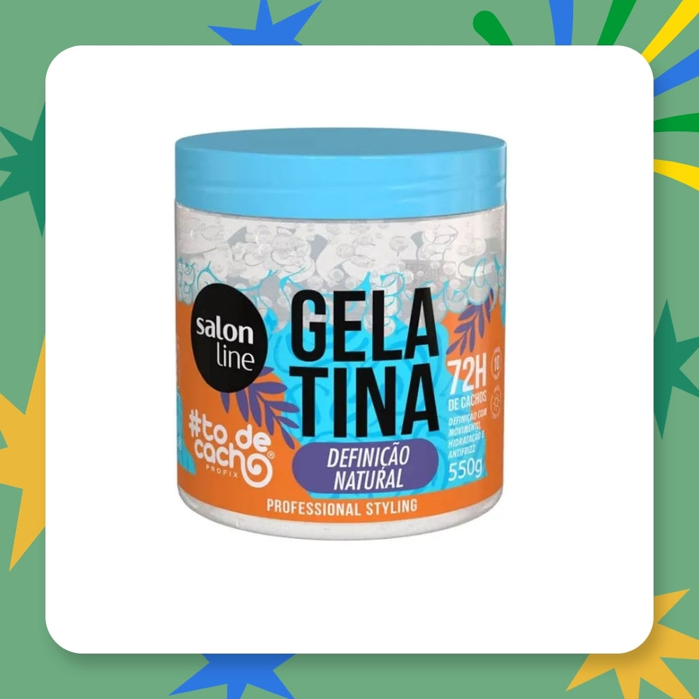 Gelatina Salon Line #ToDeCacho Definição Natural 550g