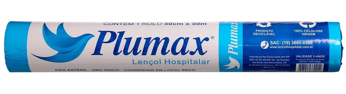 Lençol Plumax 50cm x 50cm