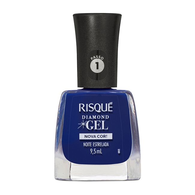 Esmalte Risqué Diamond Gel Cremoso Noite Estrelada