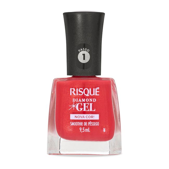 Esmalte Risqué Diamond Gel Cremoso Smooth Pêssego