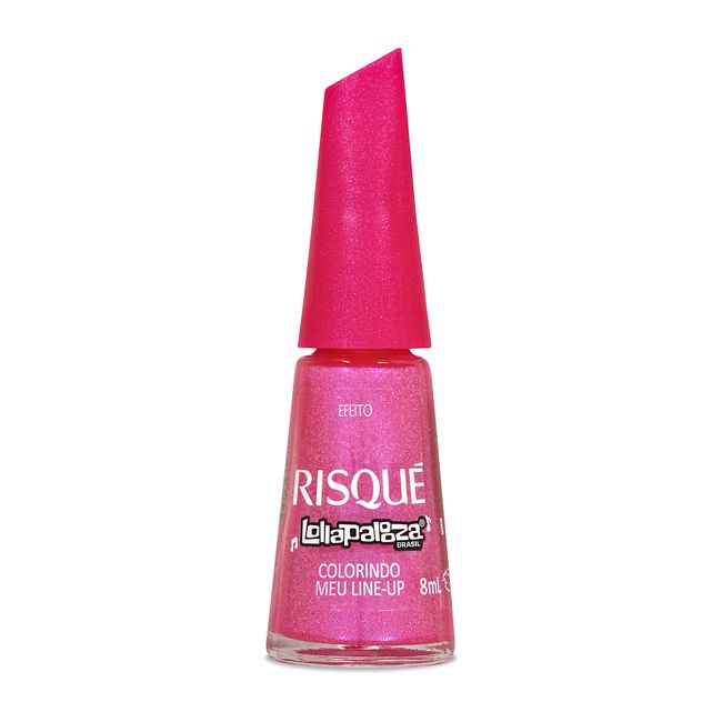 Esmalte Risqué Efeito Lollapalooza Colorindo Meu Line-Up 8ml
