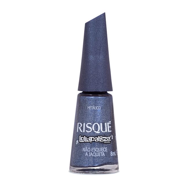 Esmalte Metálico Risqué Lollapalooza Não Esquece a Jaqueta 8ml