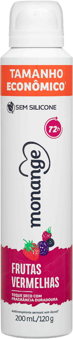 Desodorante Aerosol Monange Frutas Vermelhas 200 ml