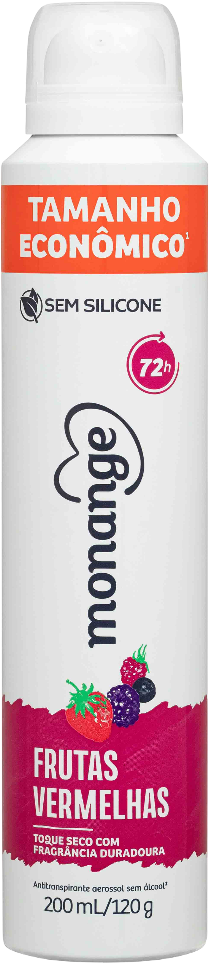Desodorante Aerosol Monange Frutas Vermelhas 200 ml