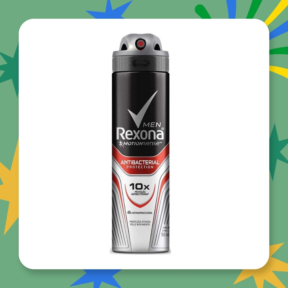 Desodorante Aerosol Rexona Men Antibacteriano 150 ml
