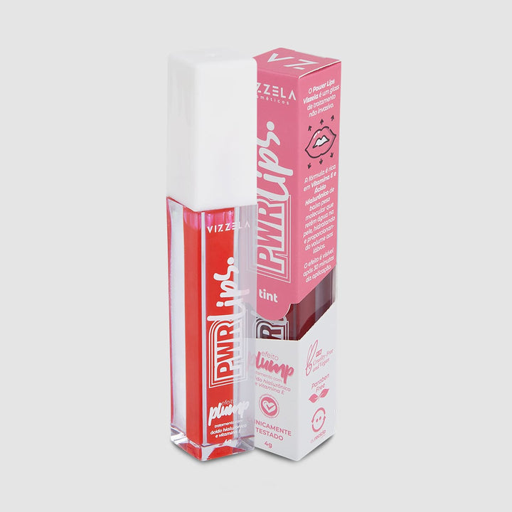 Gloss Labial Vizzela Power Lips Tint 4g