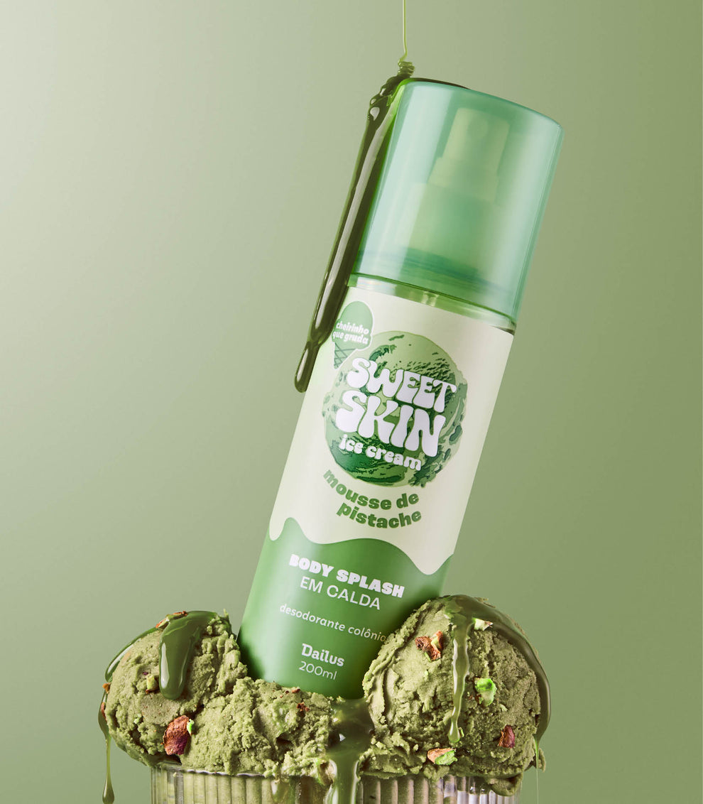 Body Splash Dailus Sweet Skin Mousse de Pistache 200 ml