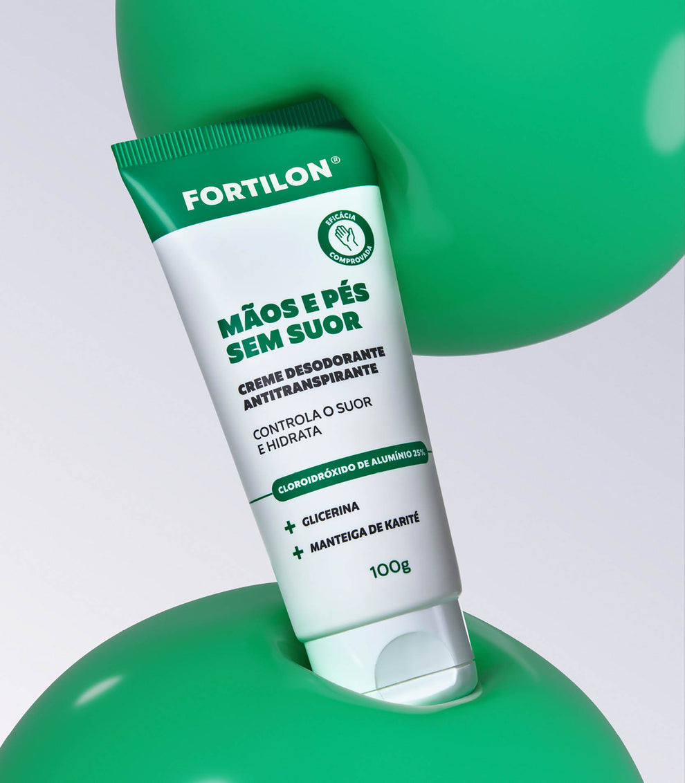 Creme Antitranspirante Fortilon Mãos e Pés 100g