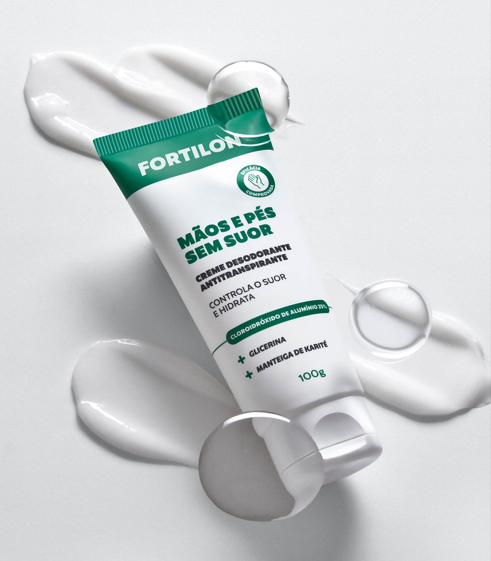 Creme Antitranspirante Fortilon Mãos e Pés 100g
