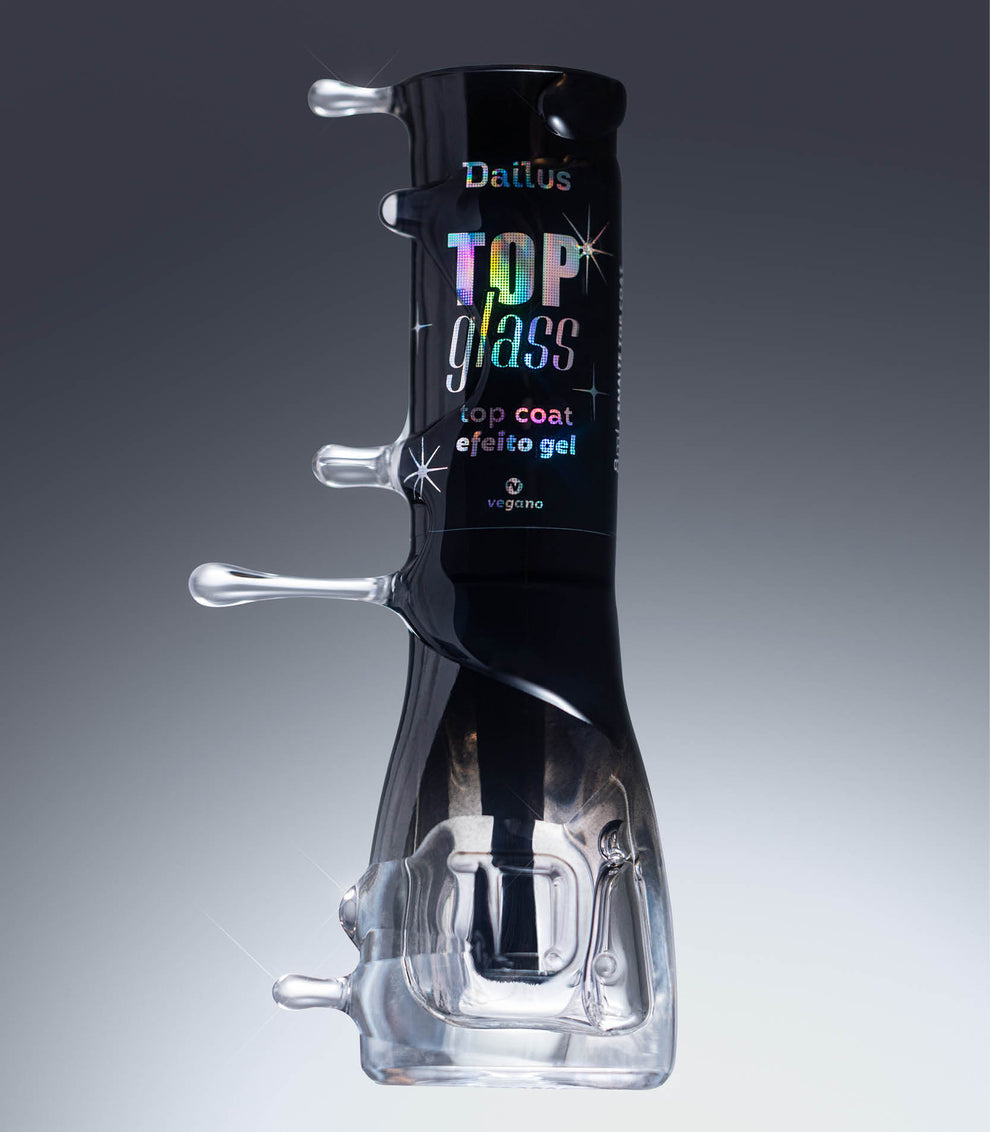 Esmalte Top Coat Dailus Glass Efeito Gel 8ml