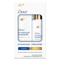Kit Dove Shampoo 350ml + Condicionador 175ml Reconstrução + Aminoácidos