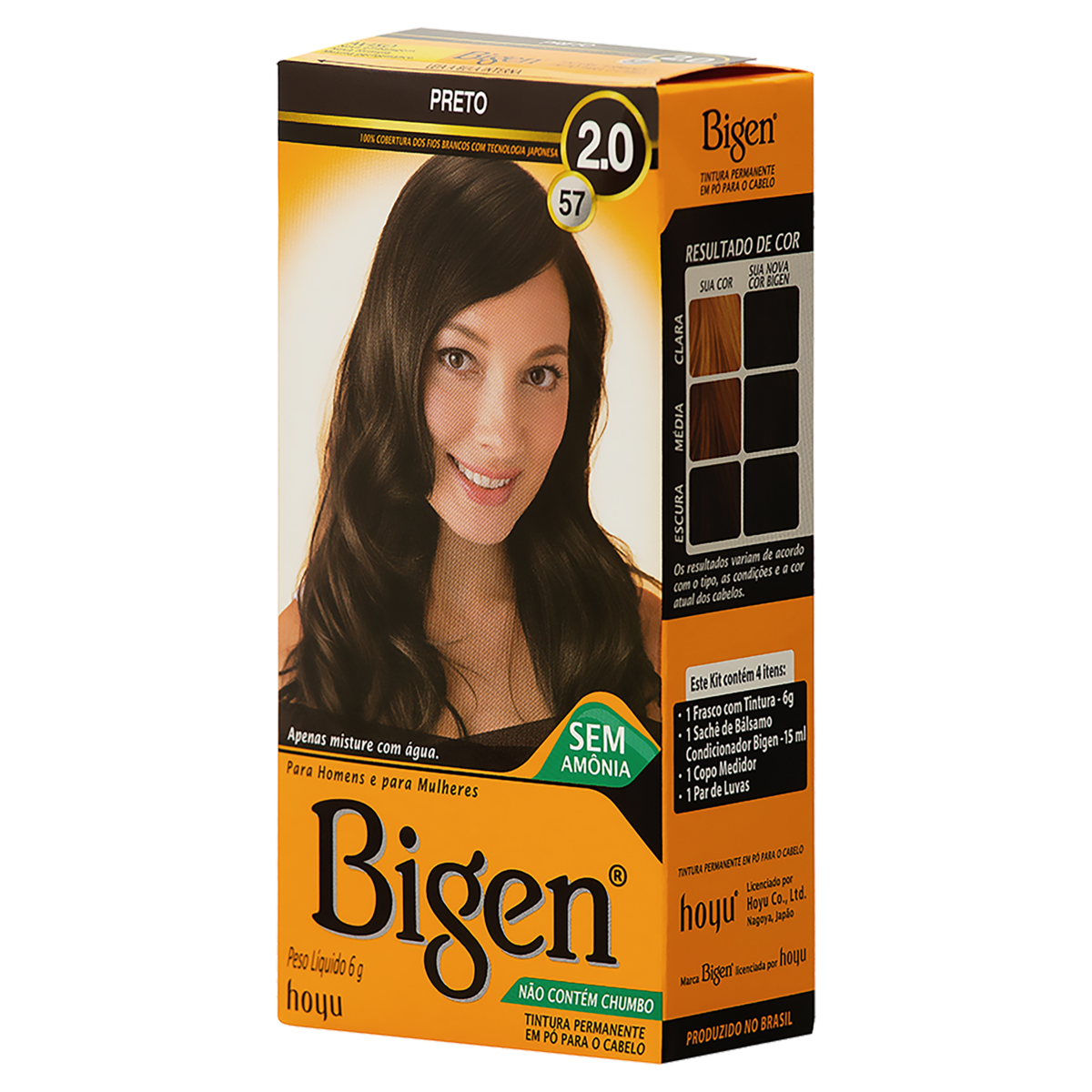 Coloração Bigen em Pó Preto