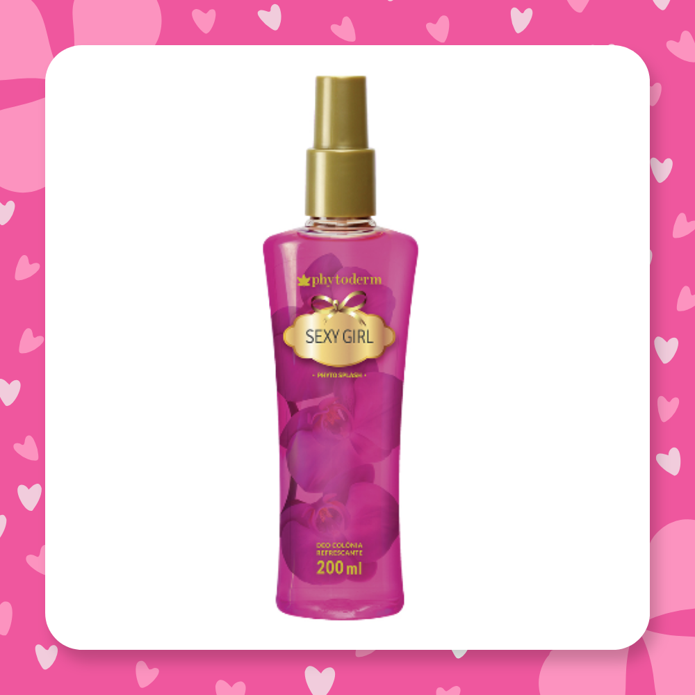 Perfume Feminino Deo Colônia Phyto Splash Phytoderm Sexy Girl 200 ml