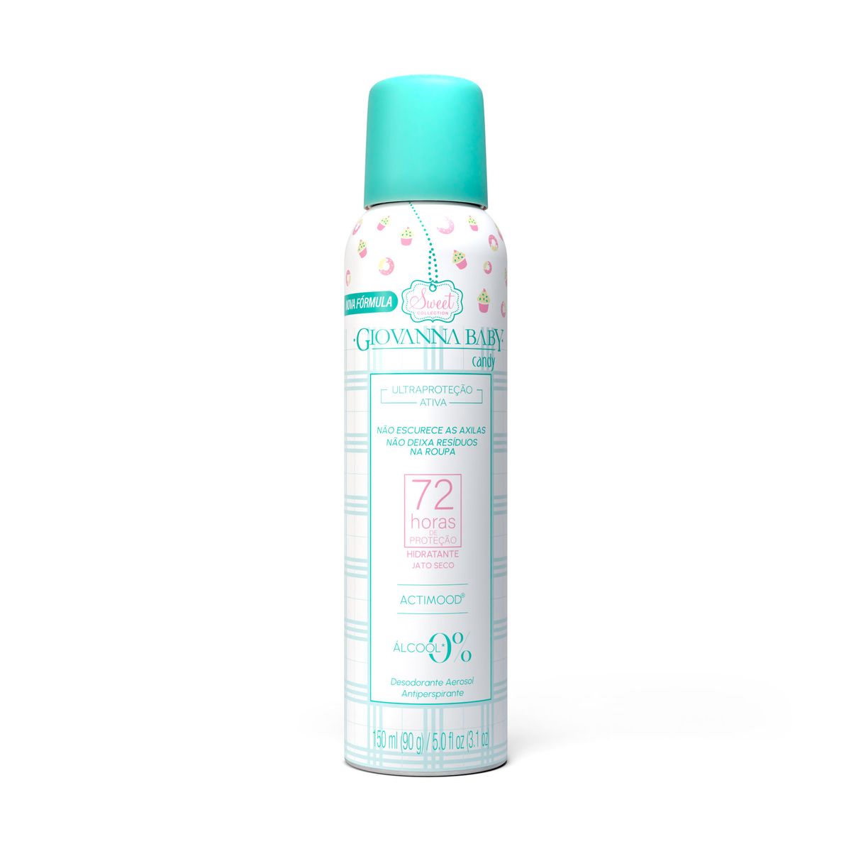Desodorante Aerosol Giovanna Baby 72h Candy 150 ml