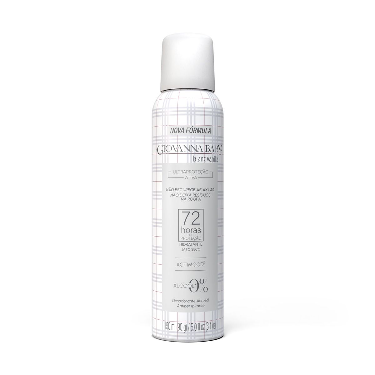 Desodorante Aerosol Giovanna Baby 72h Blanc Vanilla 150 ml