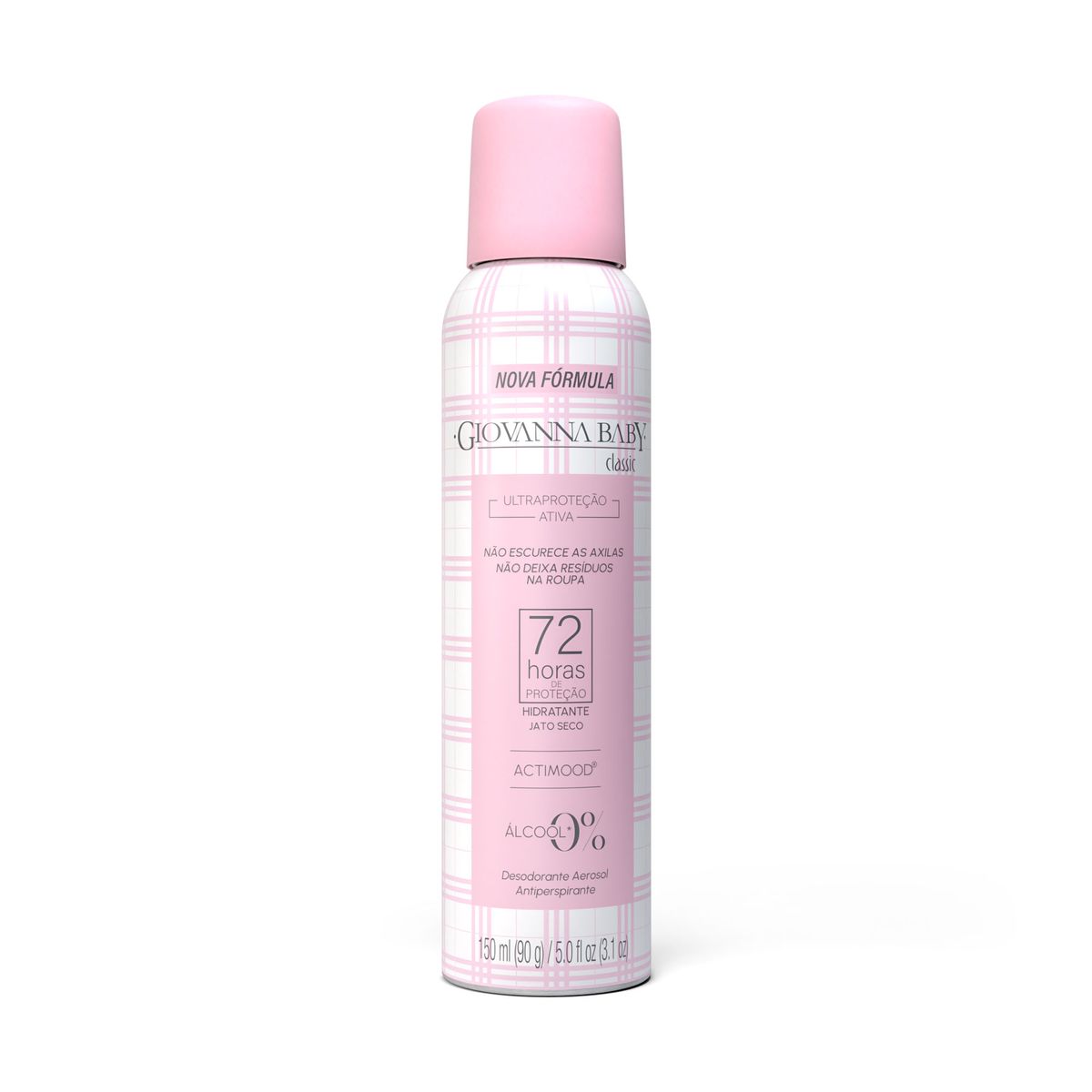 Desodorante Aerosol Giovanna Baby 72h Classic 150 ml