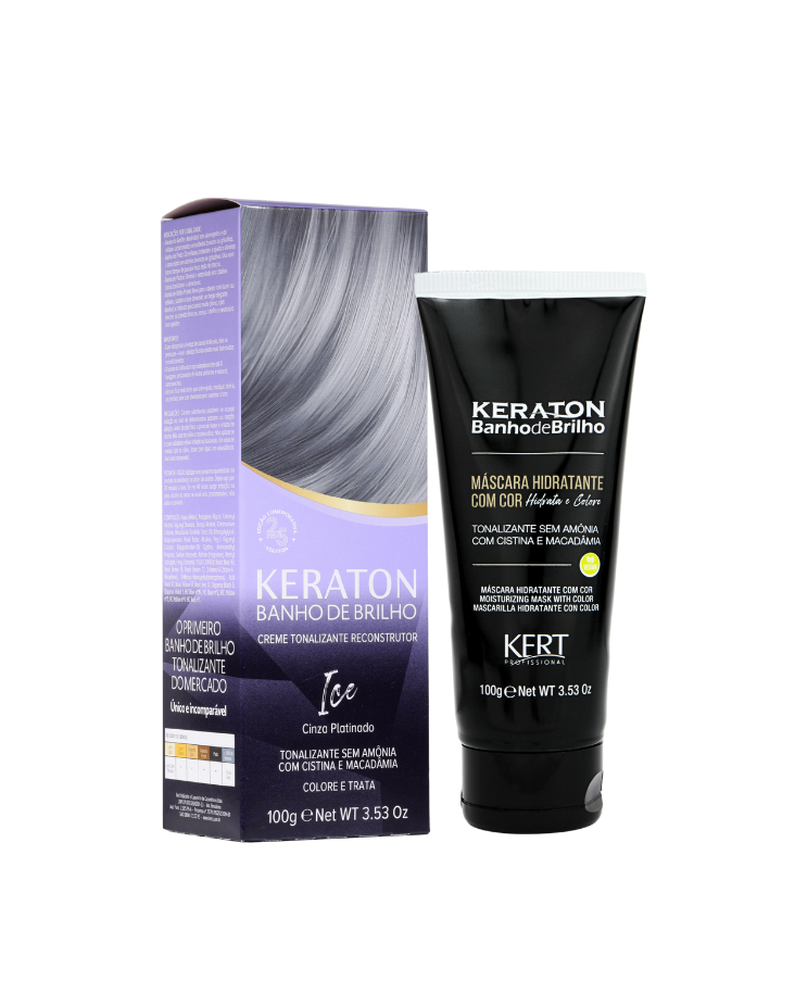 Tonalizante Keraton Banho de Brilho Ice 100g