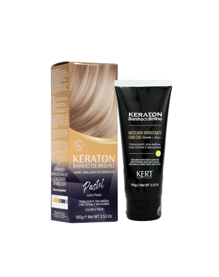 Tonalizante Keraton Banho de Brilho Pastel 100g