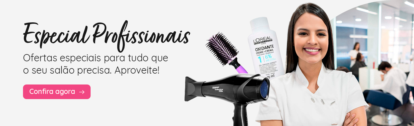 Especial profissionais: ofertas especiais para tudo que seu salão precisa. Aproveite!