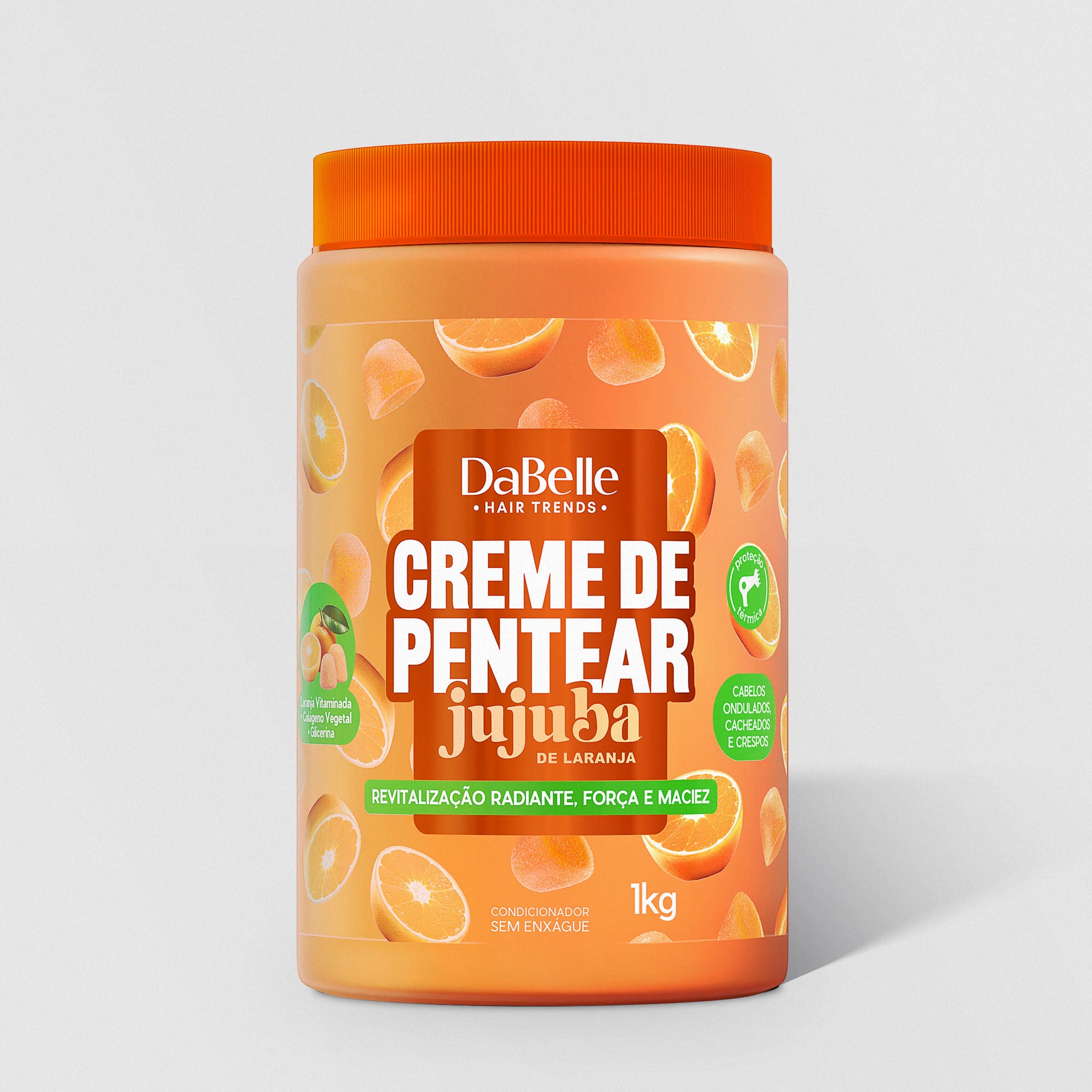 Creme para Pentear DaBelle Jujuba de Laranja 1kg
