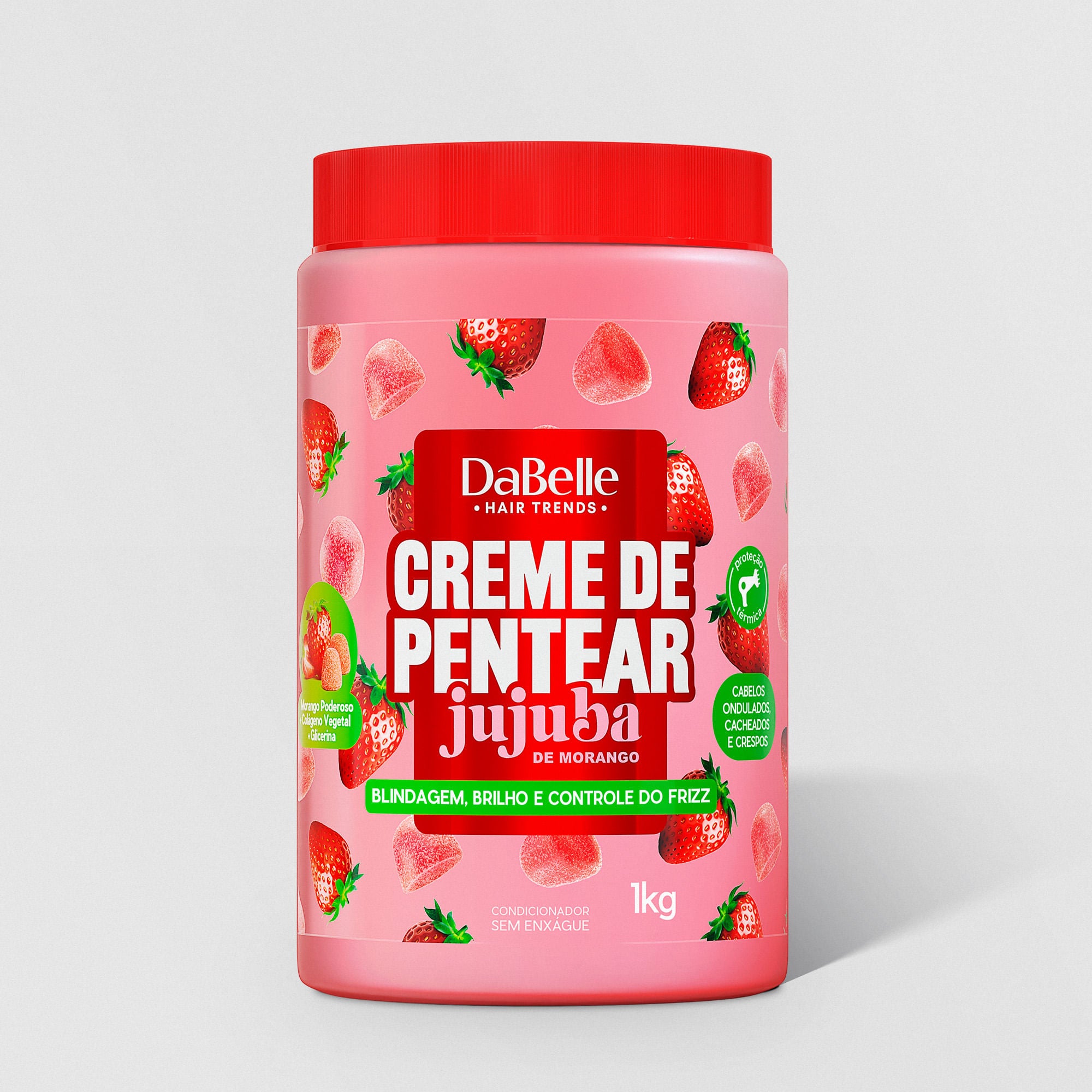 Creme para Pentear DaBelle Jujuba de Morango 1kg