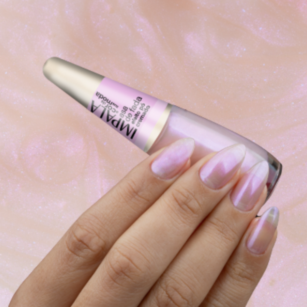Esmalte Impala Efeito Pó Cromado A Cor Da Moda Asa de Fada 7,5ml