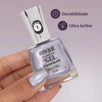 Esmalte Prata Risqué Diamond Gel Cybercolors Brilho de Vênus Efeito 9,5 mL