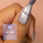 Esmalte Prata Risqué Diamond Gel Cybercolors Brilho de Vênus Efeito 9,5 mL