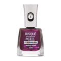 Esmalte Roxo Risqué Diamond Gel Cybercolors Metrópole Noturna Metálico 9,5 mL
