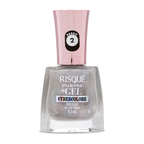 Top Coat Efeito Holográfico Risqué Diamond Gel Cybercolors Pixelizado 9,5 mL