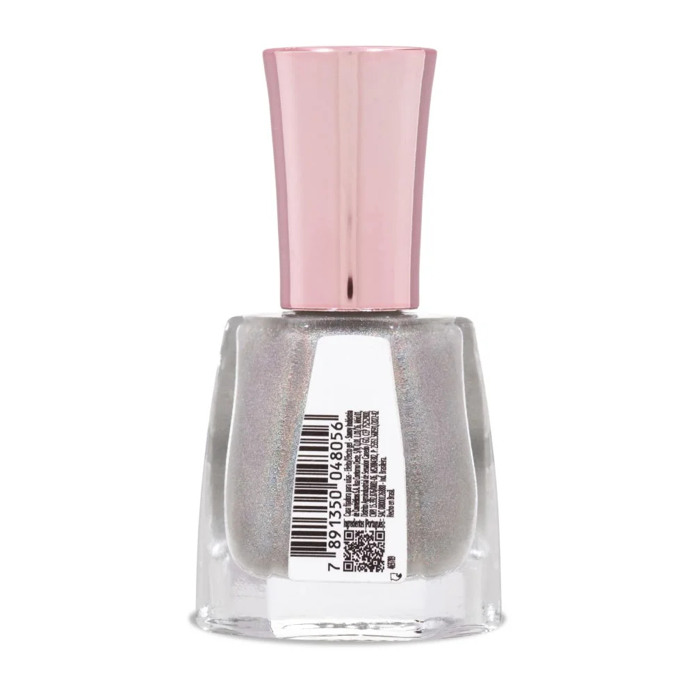 Top Coat Efeito Holográfico Risqué Diamond Gel Cybercolors Pixelizado 9,5 mL