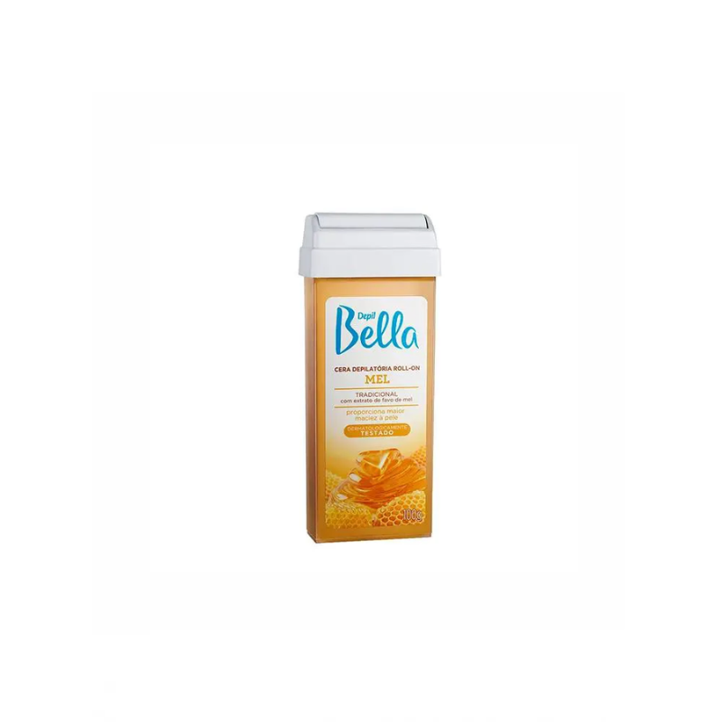 Cera Depilatória Depil Bella Roll-on Mel 100g