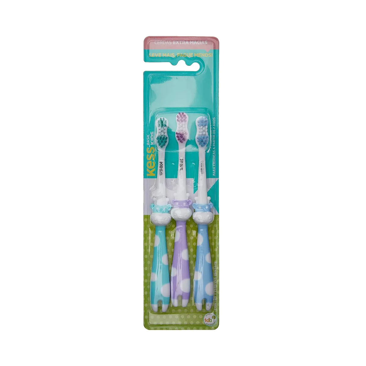 Escova Dental Kess Infantil Macia Leve 3 Pague 2