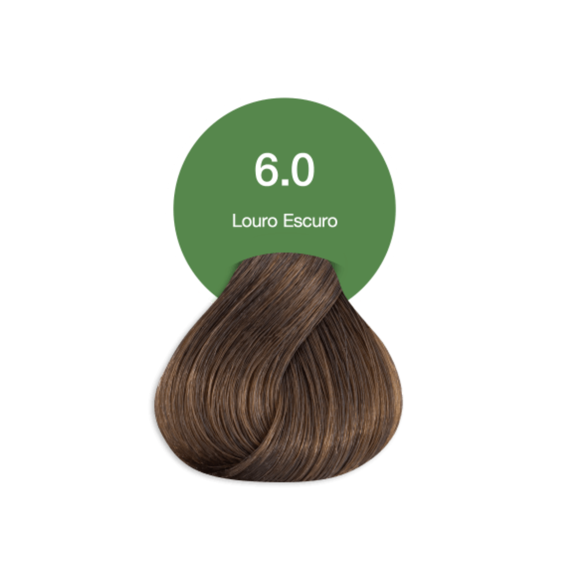 Coloração Acquaflora Creme Permanente Vegana 6.0 Louro Escuro 60g