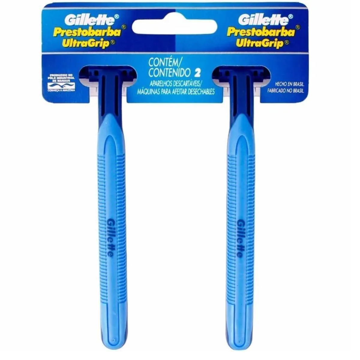 Aparelho de Barbear Gillette Prestobarba Ultragrip Móvel 2 Unidades