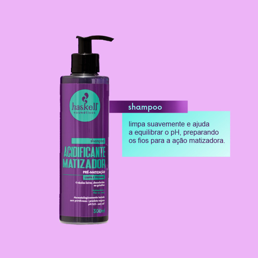 Shampoo Acidificante Matizador 300ml