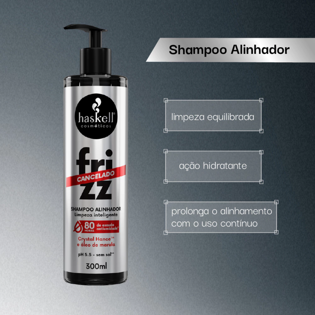 Shampoo Alinhador Frizz Cancelado 300ml
