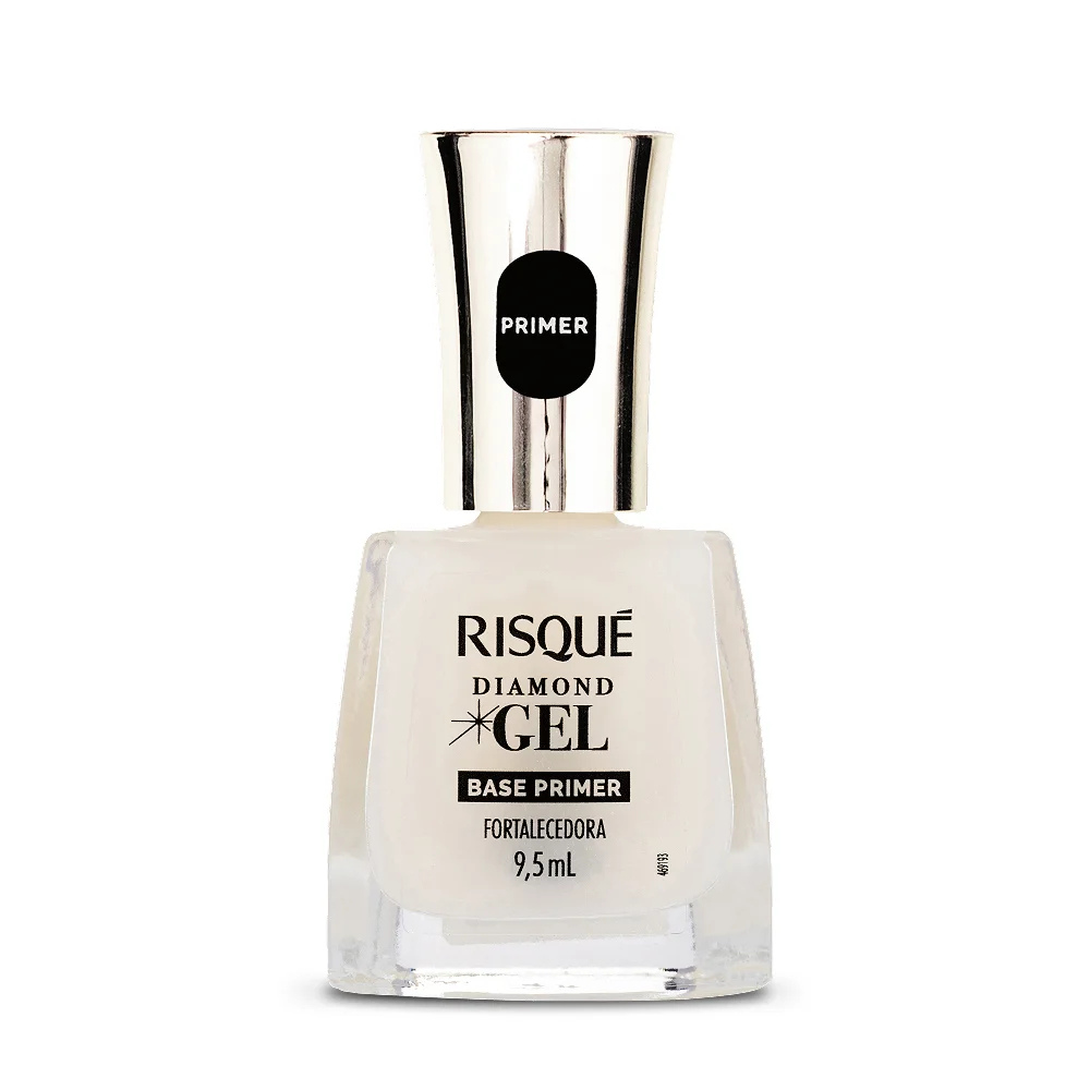 Esmalte Risqué Diamond Gel Base Primer Fortaceledora 9,5ml
