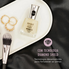 Esmalte Risqué Diamond Gel Base Primer Fortaceledora 9,5ml