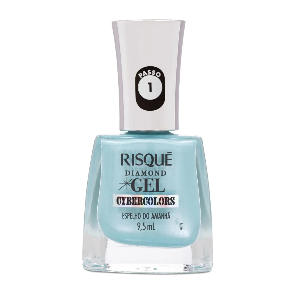 Esmalte Risque Diamond Gel Cybercolors Espelho do Amanhã 9,5ml