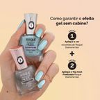 Esmalte Risque Diamond Gel Cybercolors Espelho do Amanhã 9,5ml