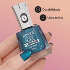 Esmalte Risque Diamond Gel Cybercolors Chuva Cósmica 9,5ml