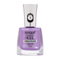 Esmalte Lilás Risqué Diamond Gel Cybercolors Euforia Lilás Metálico 9,5 mL