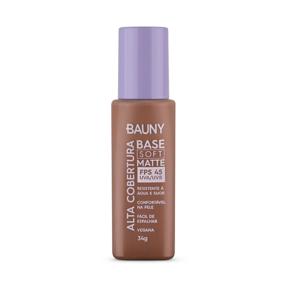 Base Líquida Bauny Soft Matte Alta Cobertura Cor 090 34 g