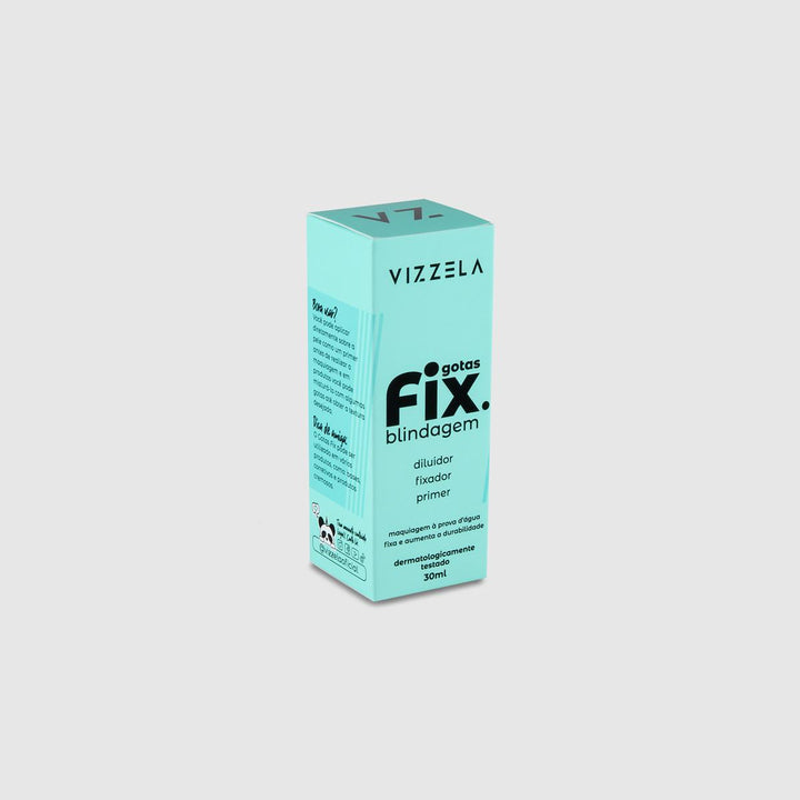 Fixador de Maquiagem Vizzela Gotas Fix Blindagem 30ml