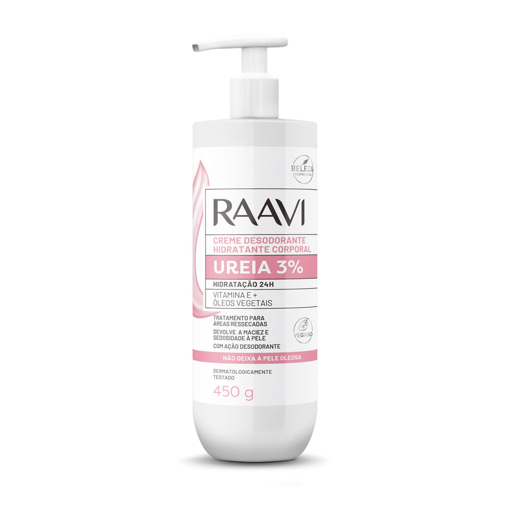 Hidratante Corporal Raavi Ureia 3% 450g