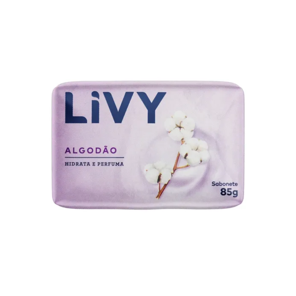 Sabonete em Barra Livy Algodão 85 g