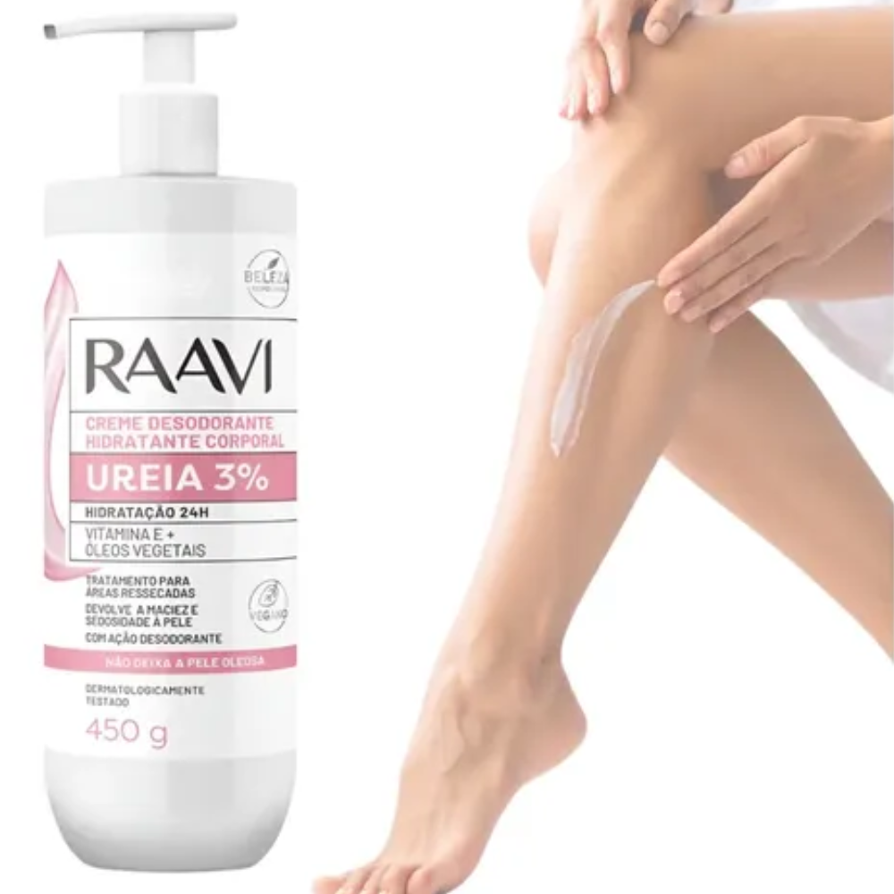 Hidratante Corporal Raavi Ureia 3% 450g
